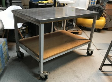 2374 etagekar rvs blad 76x120x85 cm 1