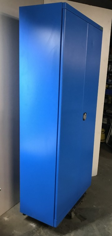 2377 metalen 2 deurs kast huvema 92x45x1995 cm 2