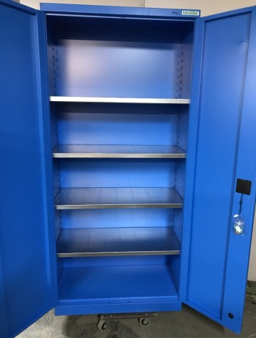 2377 metalen 2 deurs kast huvema 92x45x1995 cm 3