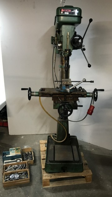 2389 kolomboor freesmachine rexon rdm500 m 400 volt 1