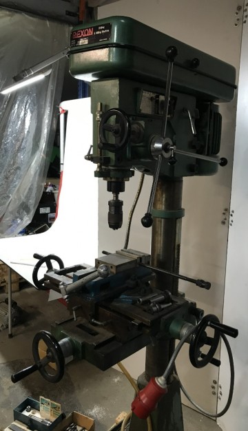 2389 kolomboor freesmachine rexon rdm500 m 400 volt 3