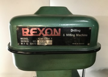 2389 kolomboor freesmachine rexon rdm500 m 400 volt 4