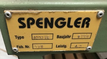 2403 vingerzetbank sprengler 1000se 2