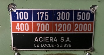 2406 freesbank universeel aciera f3 400 volt 6