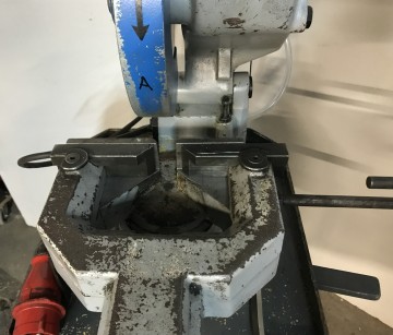 2421 afkortzaag huvema hu250 industry 400 volt andy 6