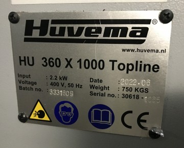 2444 draaibank huvema hu360x1000 400 volt 4