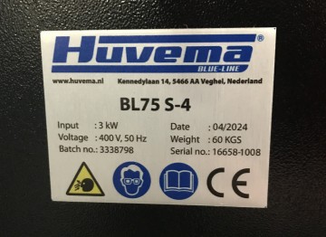 2456 bandschuurmachine huvema bl75 s 4 400 volt 3