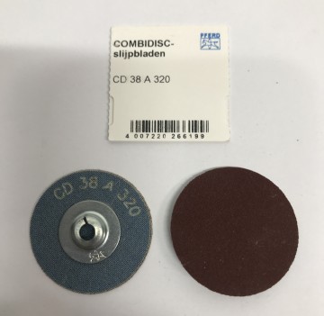 2465 5 pferd combidisk slijpschijfjes cd 38a 320