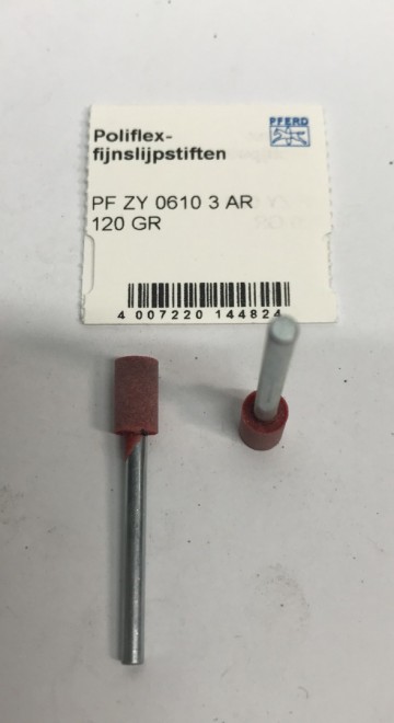 2472 6 poliflex fijnslijpstiften pferd pf zy 0610 3 ar 120 gr