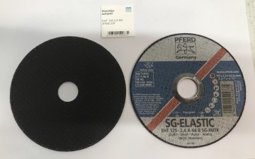 2474 5 doorslijpschijf eht 125 24 sg steelinox