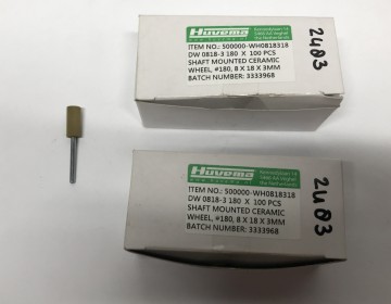 2483 slijpsteestift huvema opname 3 mm o8 mm lengte steen 18 mm