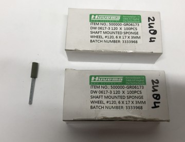 2484 slijpsteenstift huvema opname 3 mm o6 mm lengte steen 17 mm
