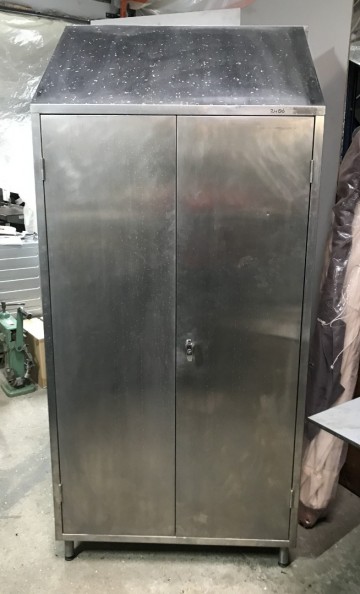 2486 kast 2deurs rvs 95x50x178 213 cm 1