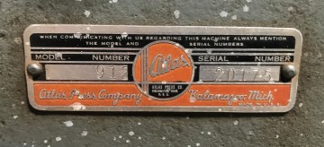 2494 lintzaag atlas model 912 240 volt 4