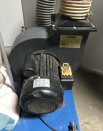 2504 houtmot afzuiger huvema hu2 dc 230 volt 2