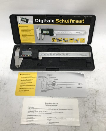 2512 3 schuifmaat digital caliper 0 150mm nieuw 1