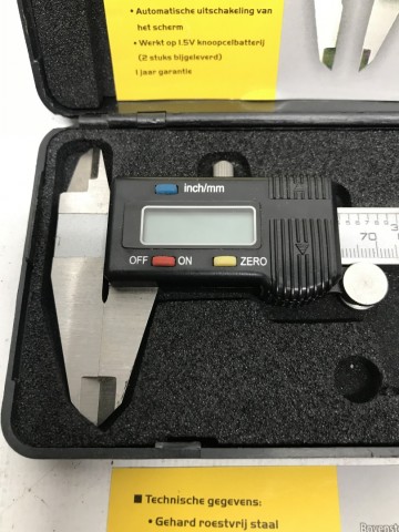 2512 3 schuifmaat digital caliper 0 150mm nieuw 2
