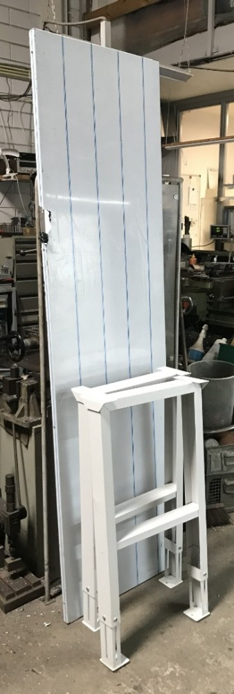 2527 werkbank 220x60x105 cm rvs geslepen dekplaat 1