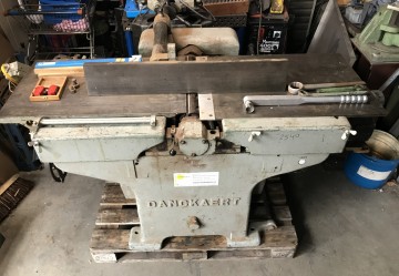 2540 vandiktebank dankeart 400 volt met aanvoertafel voor vandikte 2