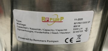 2549 dompelpomp schoonwater rp pump 230 volt 3