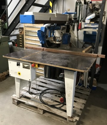 2558 radiaal zaagmachine omga radial 700 7 400 volt 140x140x160 cm 1