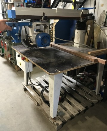 2558 radiaal zaagmachine omga radial 700 7 400 volt 140x140x160 cm 4