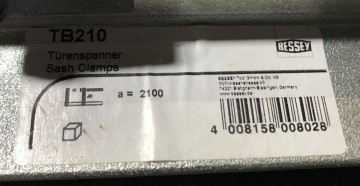 2592 sergeant turenspanner bessey klembereik 210 cm 3